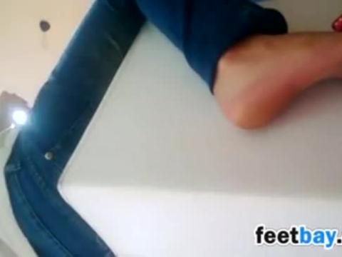 Clip of feet and her feet