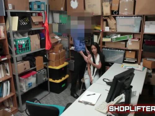 Wild shoplifting amateur backroom hidden-camera sex