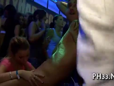 Cheeks in club screwed disrobe dancer