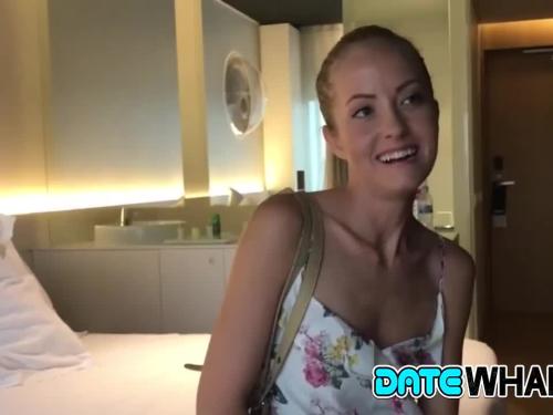 Sassy blonde amateur cecylia is ready to fuck after nice dinner