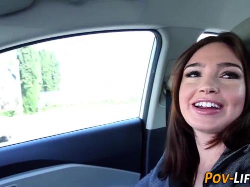 Teen pov rides dick